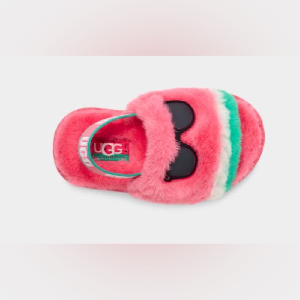 NWOT UGG Fluff Yeah Watermelon Stuffie - Toddler Size 7
